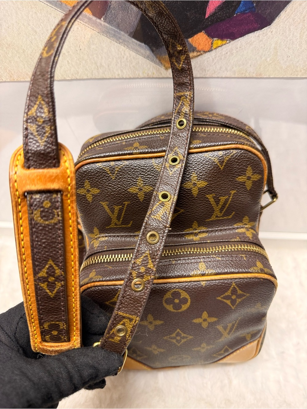 LOUIS VUITTON-SD0051 Amazon Crossbody Monogram Canvas - Picture 3 of 12
